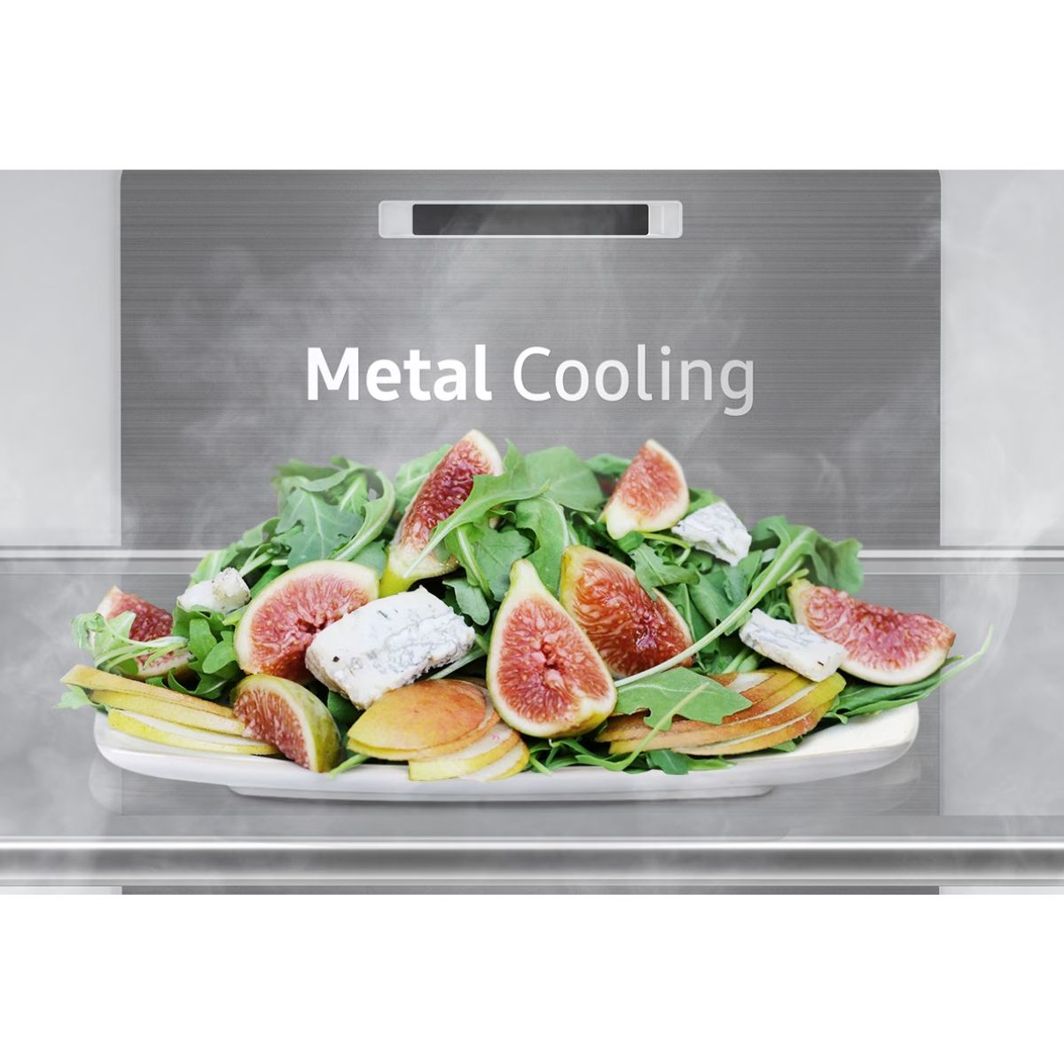 Refrigerador boton mount 12" silver panel vainilla (rb33a3070ap/em/ra-b23duu18gg) samsung. f-rb33a323ub18.