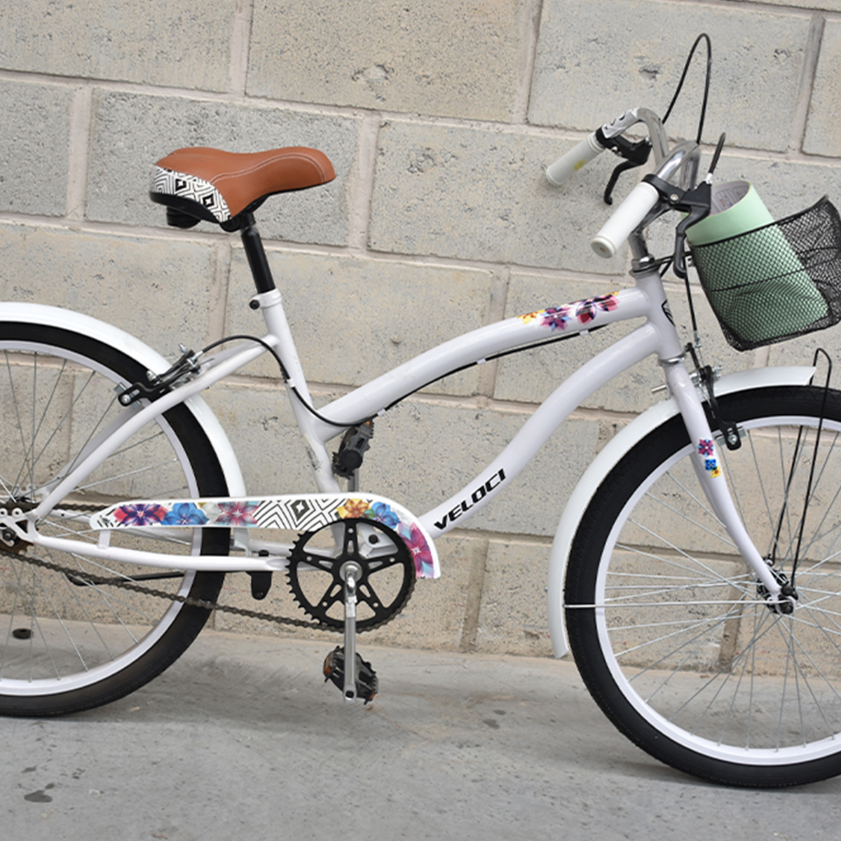 Bicicleta Veloci Usada Spring City R24 Blanco