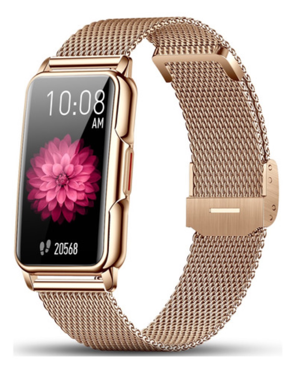 Smartwatch Para Mujer Reloj Inteligente Smart Band Bluetooth Dorado