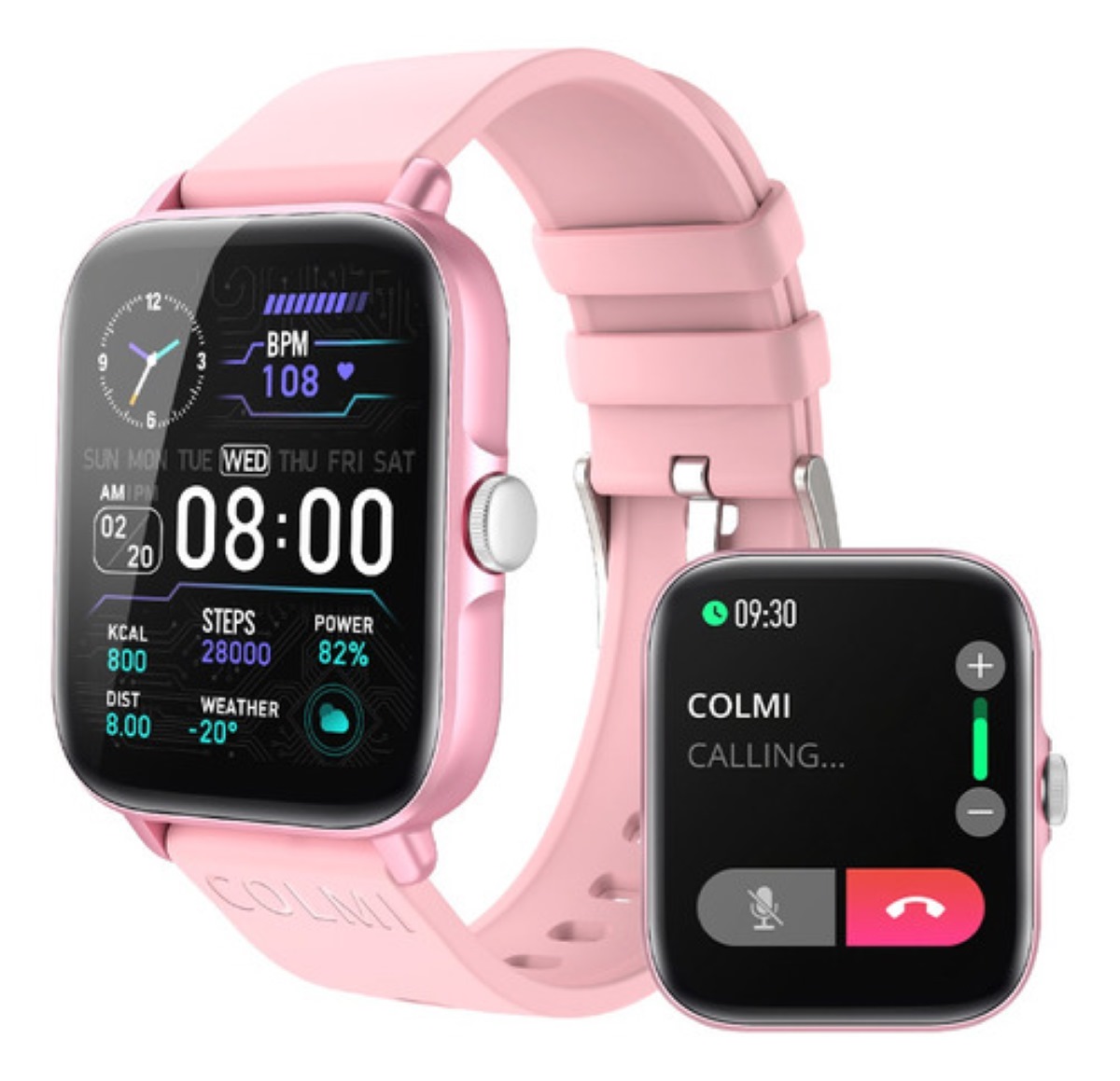 Smartwatch Reloj Inteligente Bluetooth Llamada Rosa