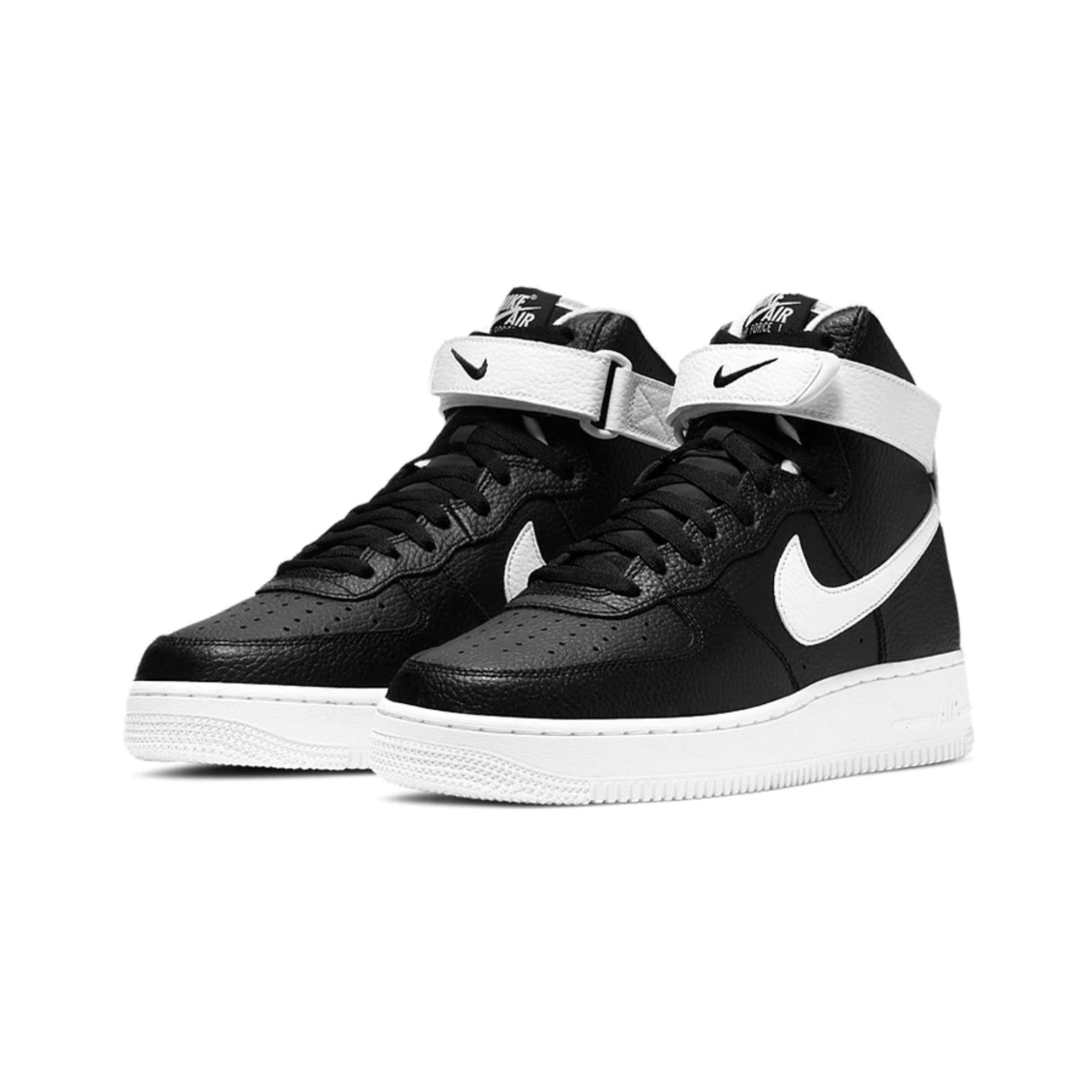 Tenis Nike Air Force 1 '07 High Negro con Blanco Hombre Originales CT2303002