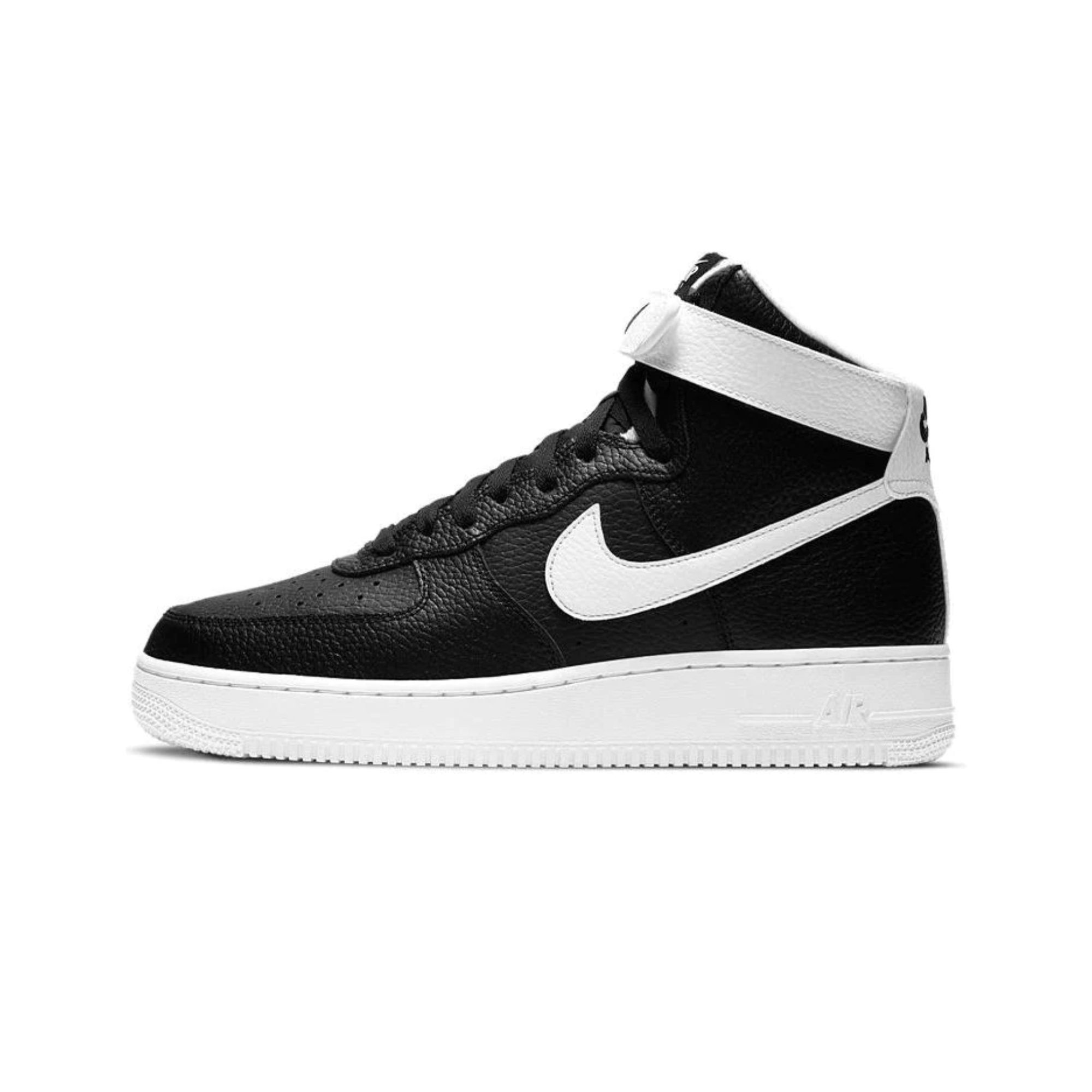 Tenis Nike Air Force 1 '07 High Negro con Blanco Hombre Originales CT2303002