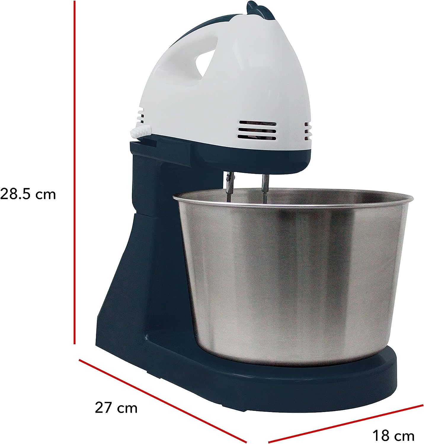 Batidora de mano con pedestal rca rc-67ss.