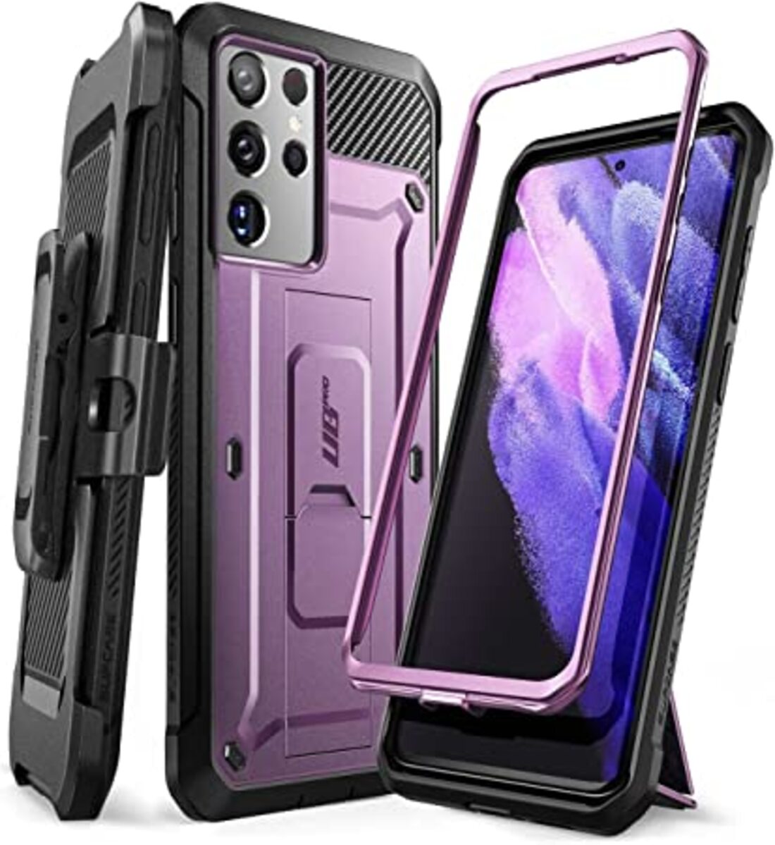 Funda para Galaxy S 21 Ultra UB Pro Marca Supcase Violeta