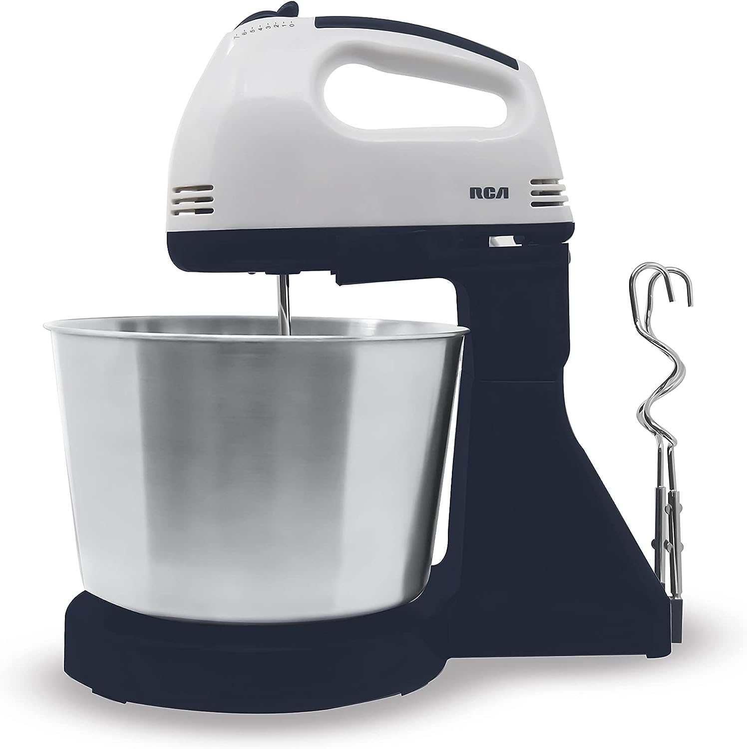 Batidora de mano con pedestal rca rc-67ss.