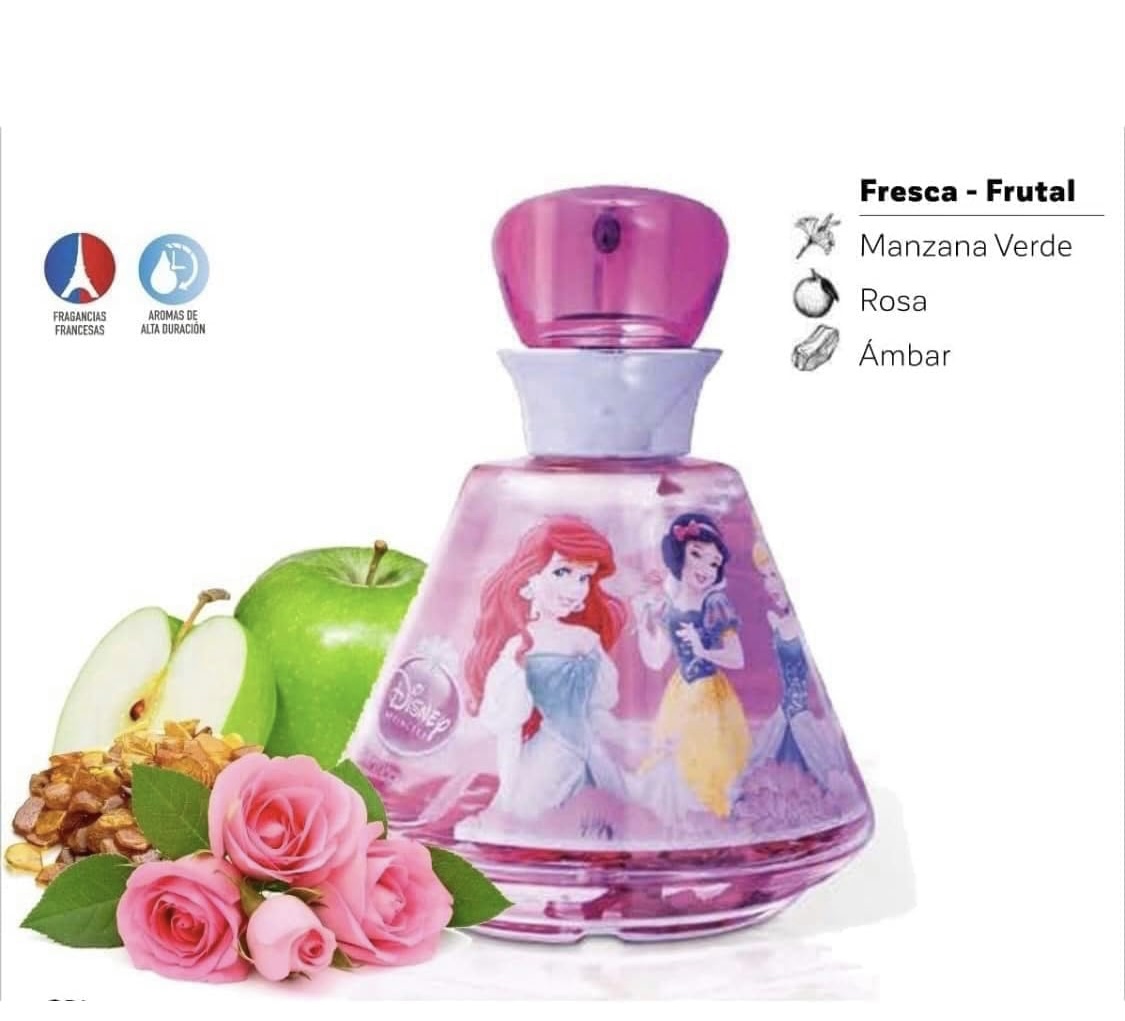 PRINCESAS DISNEY PERFUME INFANTIL FRAGANCIA INFANTIL PARA LA PRINCESA DE LA CASA