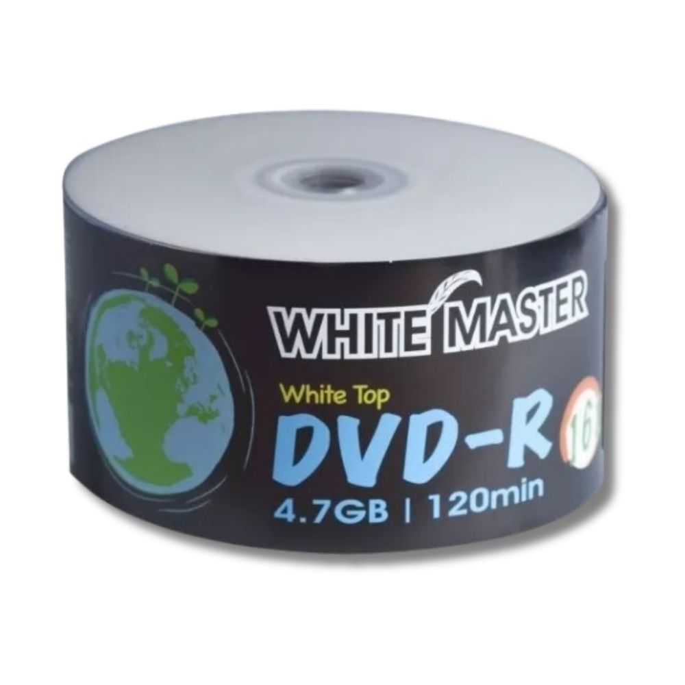 White Master DVD-R con 50 discos