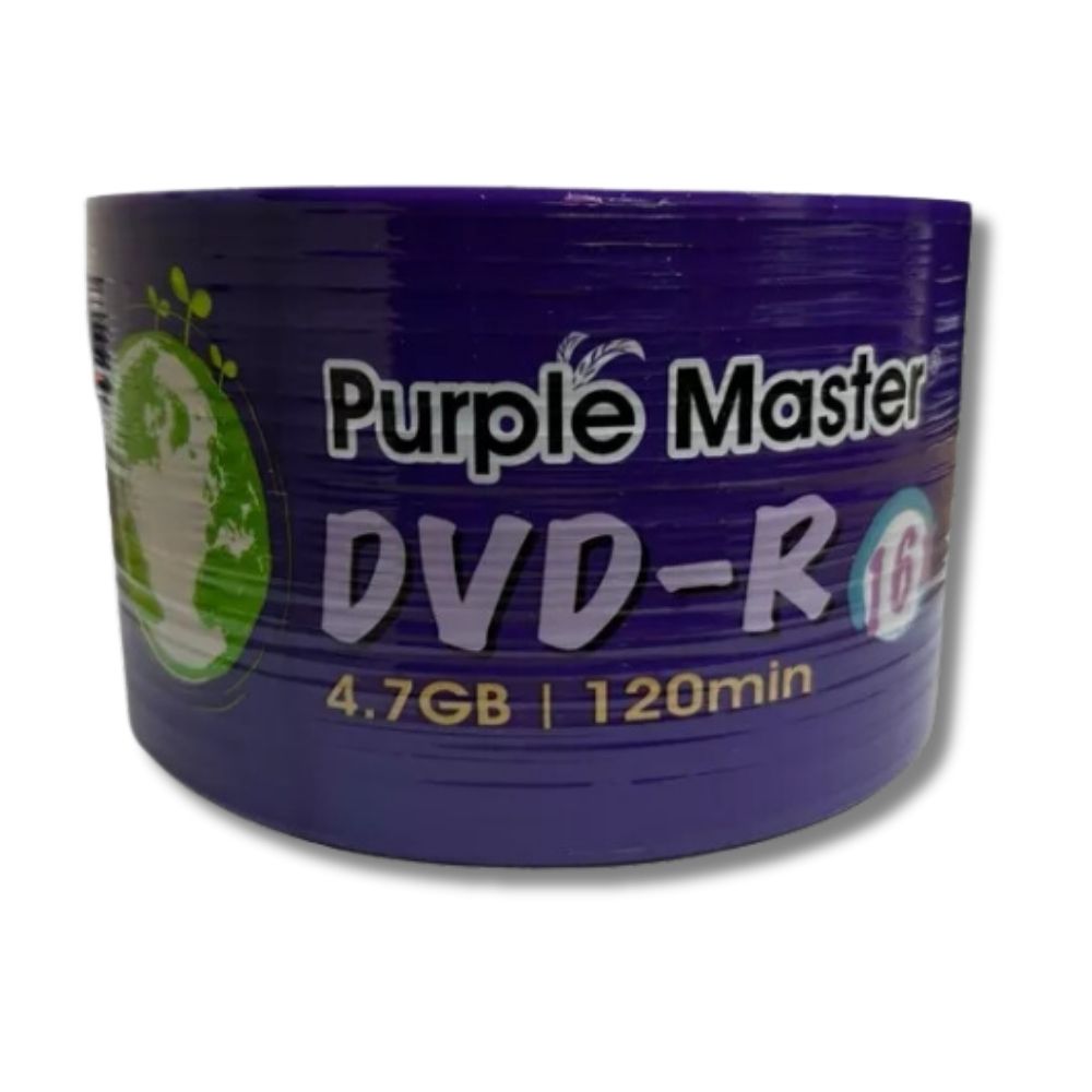 Purple Master DVD-R con 50 discos