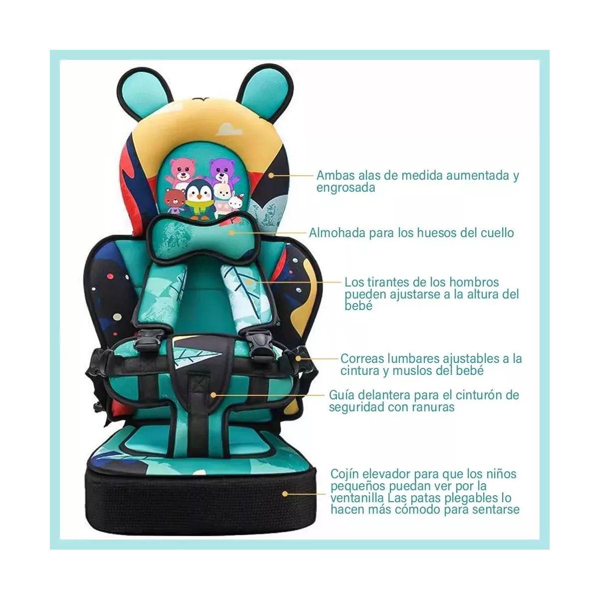 Asiento Para Bebé Seguridad Silla Para Auto Bebé Portátil