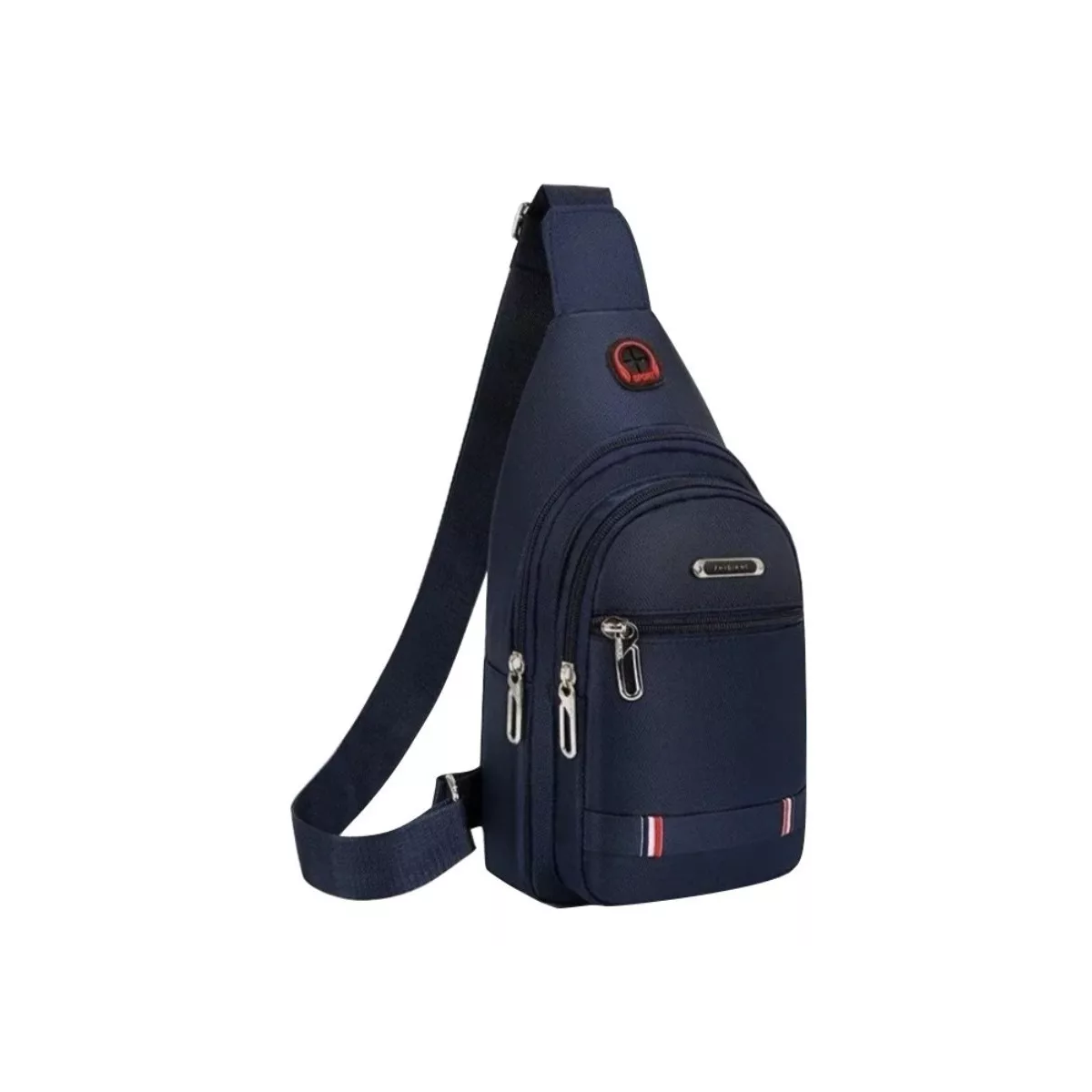 Pechera Mariconera Impermeable Mochila Cruzada Casual Band G Azul