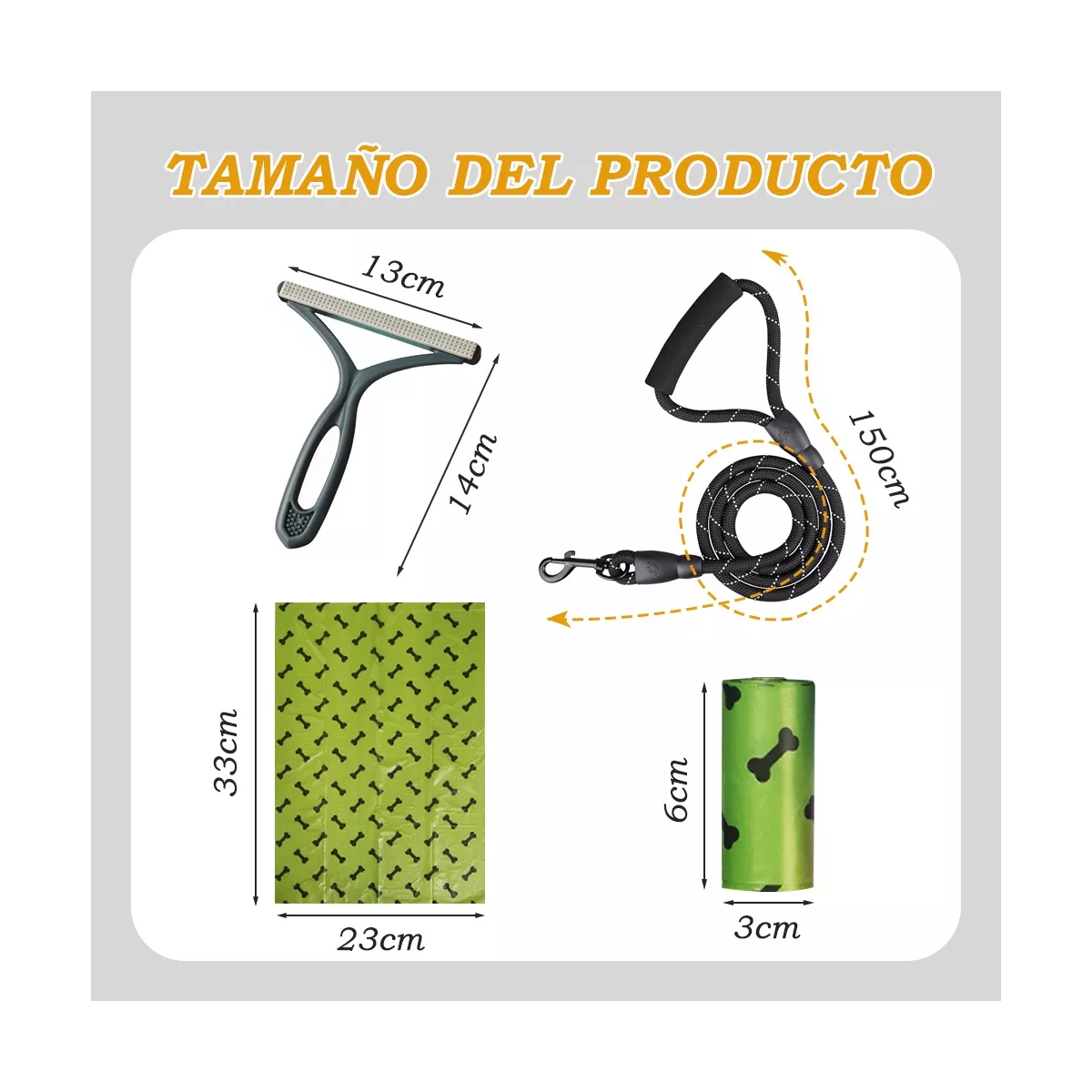 Pechera Táctica Arnés Perro Mediano Collar Correa Camuflaje Amarillo XL
