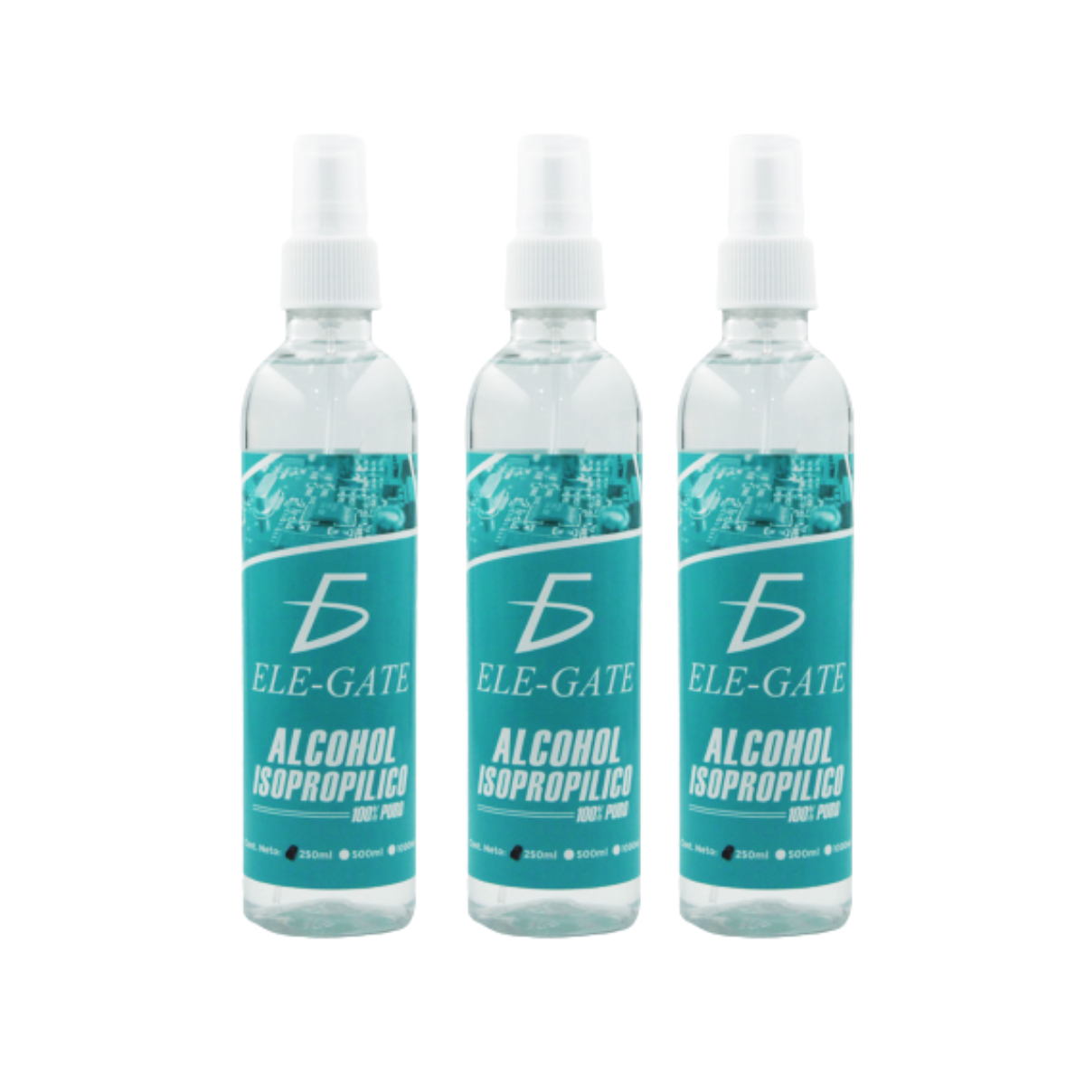 Alcohol Isopropílico Mantenimiento Limpieza Electrónicos 3pz