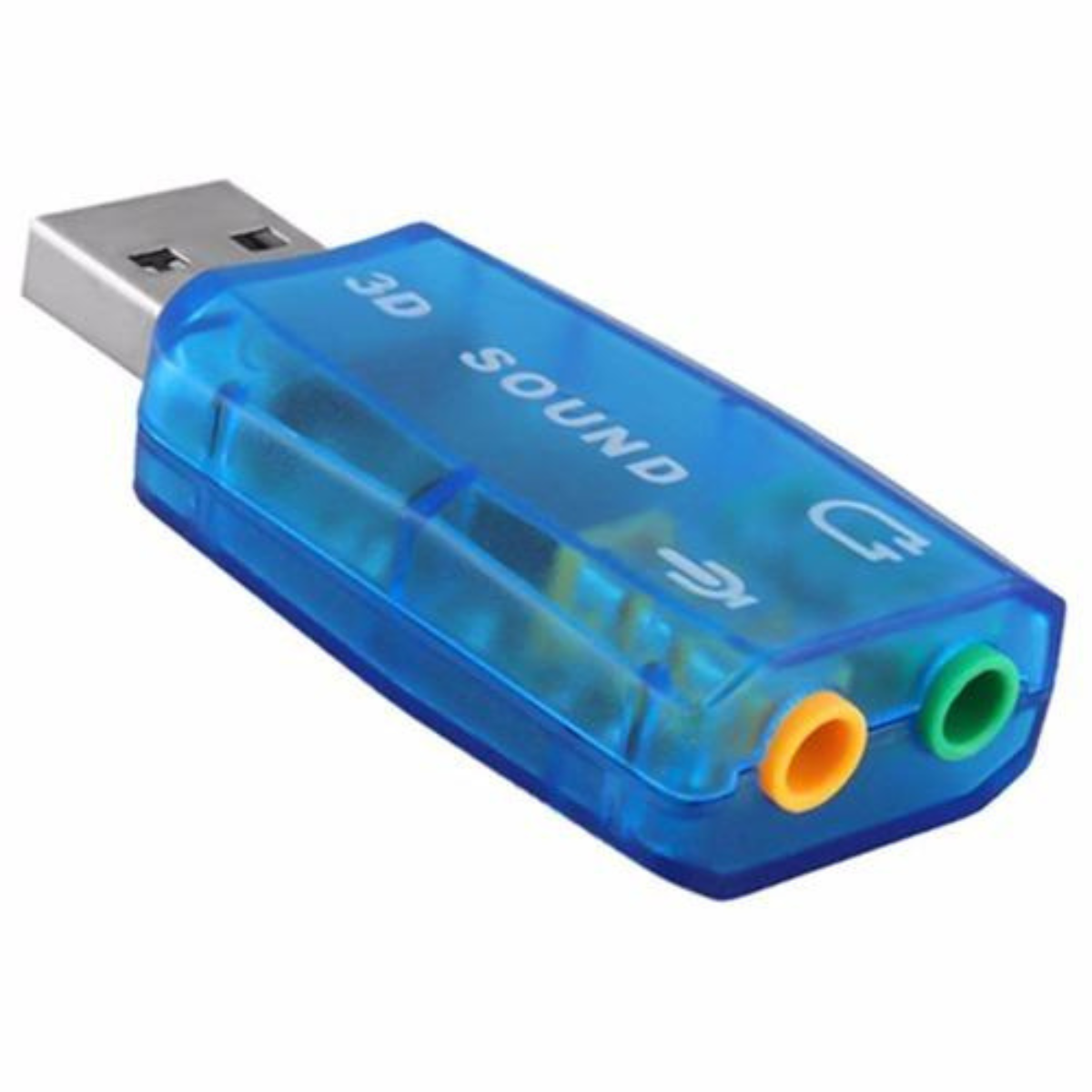 Pack Conectores Audio Adaptador U Cable Micrófono Audifono Tarjeta 5.1 Usb.