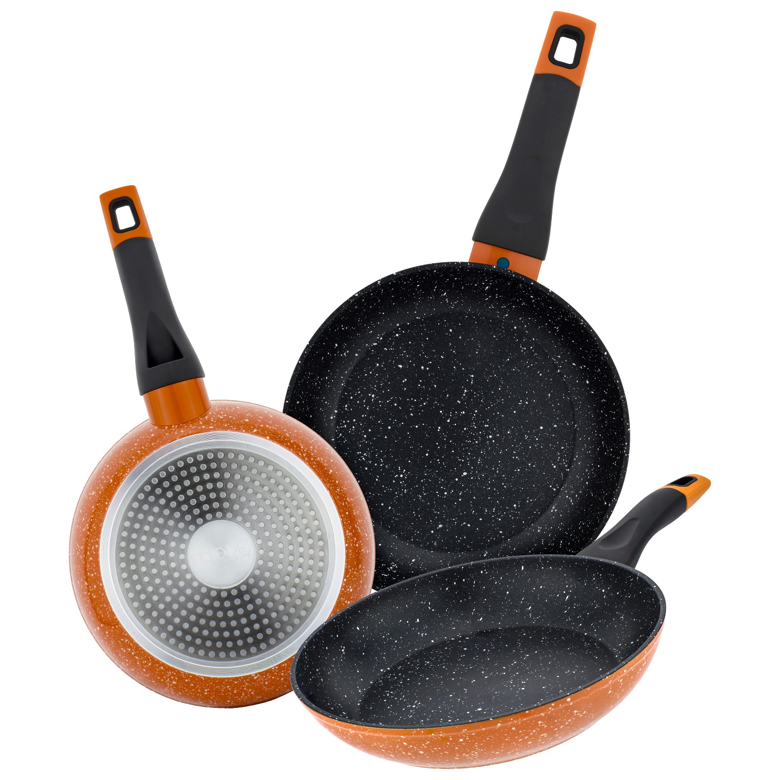 Jgo de Sartenes Premium Naranja Foode