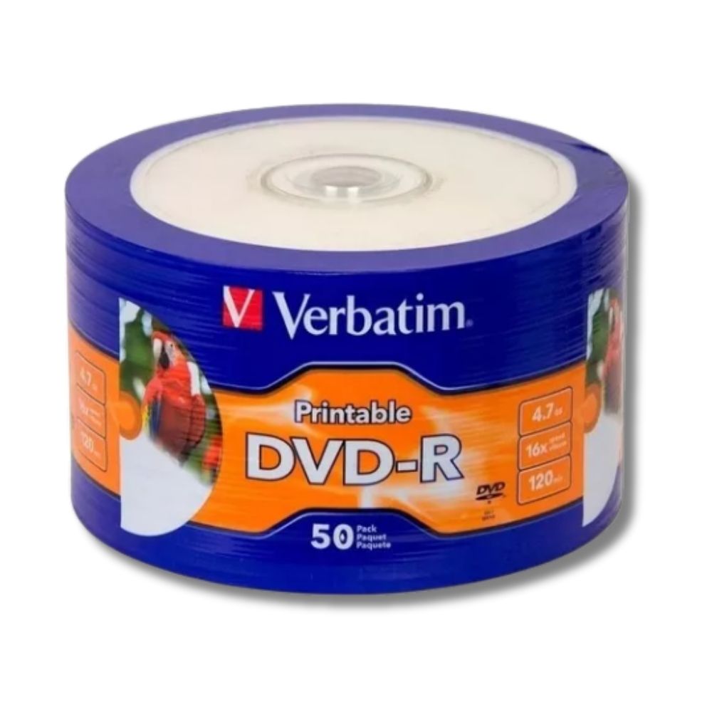 Verbatim DVD-R Printable con 50 discos