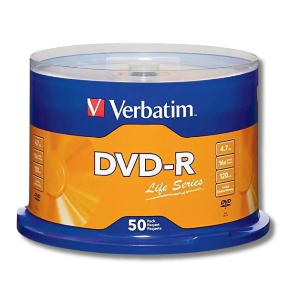 Verbatim DVD-R con 50 discos Campana Rigida