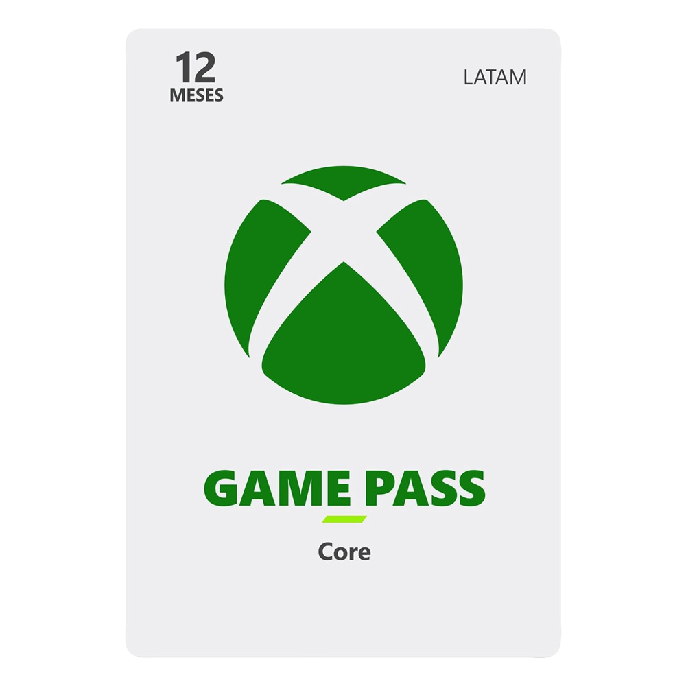 Acceso Xbox Game Pass Core Online De 12 Meses.