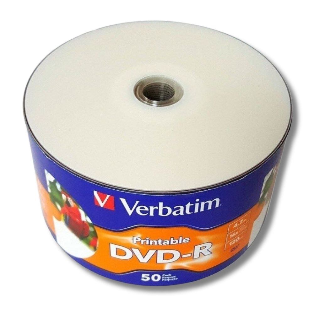Verbatim DVD-R Printable con 50 discos