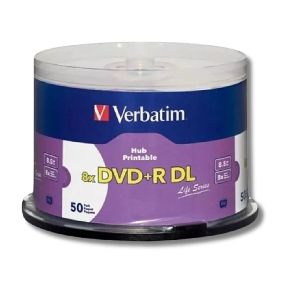 Verbatim DVD+R DL Campana Rigida con 50 discos