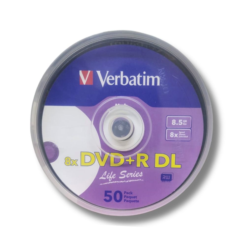 Verbatim DVD+R DL Campana Rigida con 50 discos