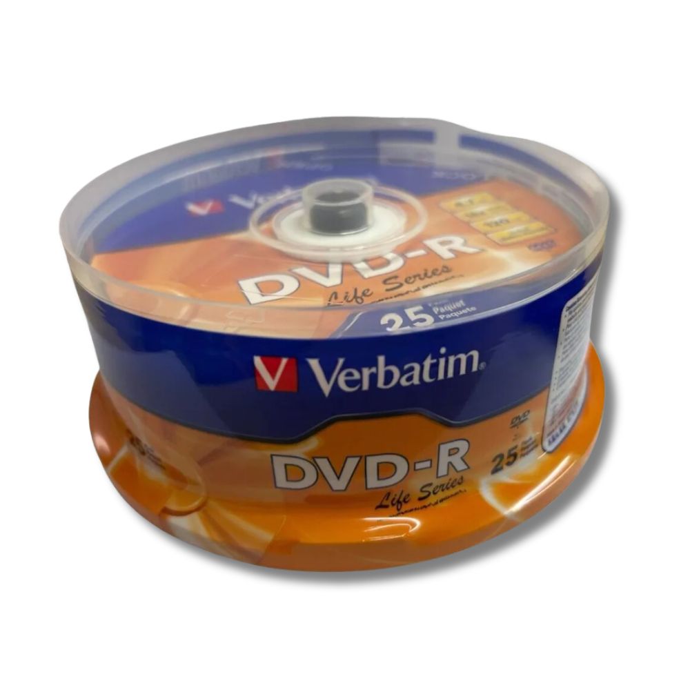 Verbatim DVD-R con 25 discos Campana Rigida