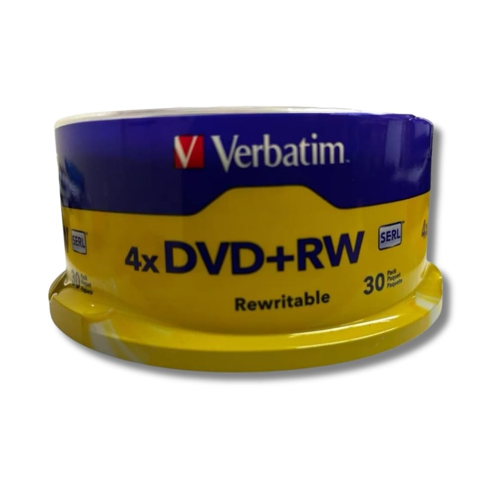 Verbatim DVD+RW Regrabable con 30 discos Campana Rigida