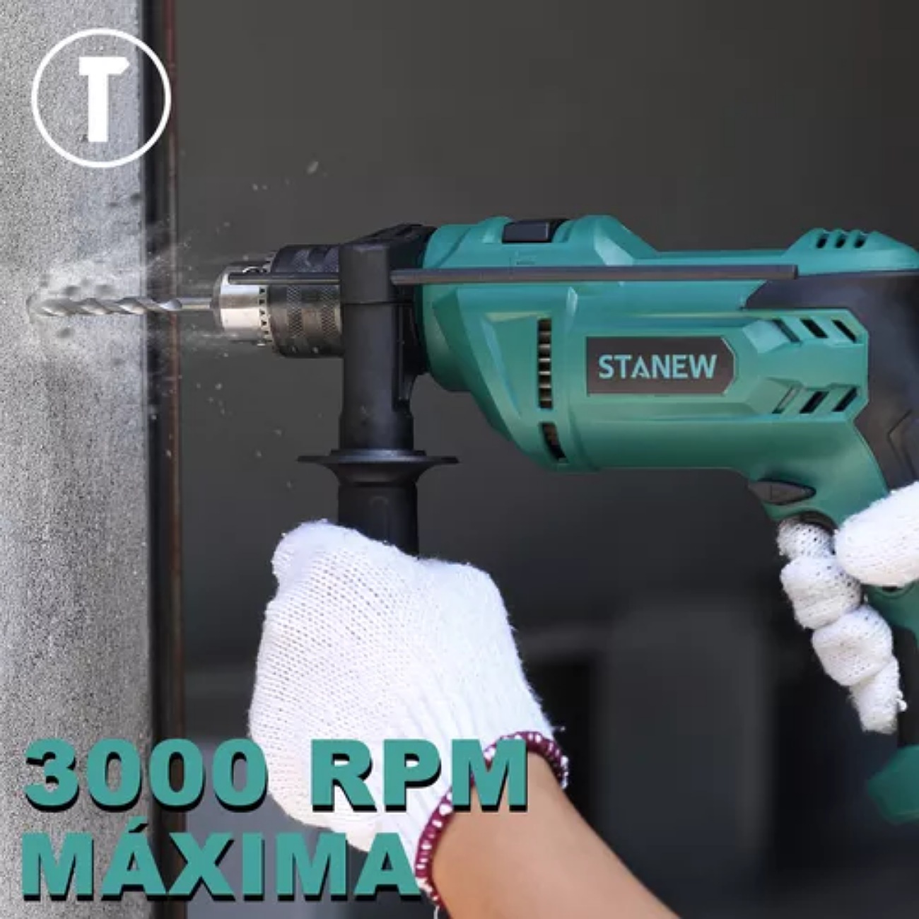 Rotomartillo Taladro Herramienta 1/2 De 1050w 2313 Stanew