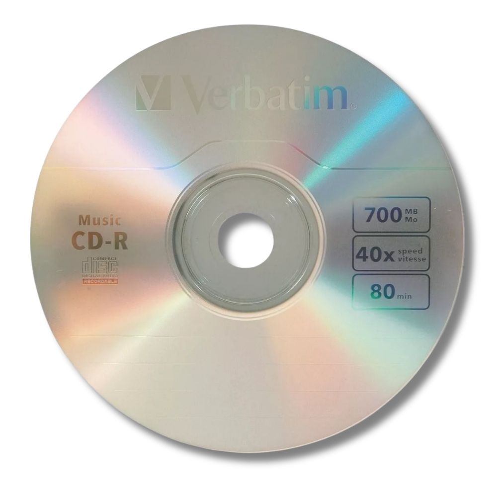 Verbatim CD-R Digital Audio Campana Rigida con 25 discos