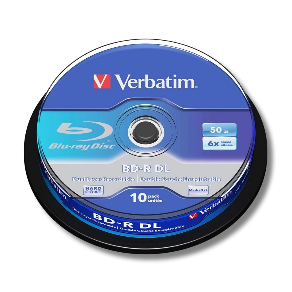 Verbatim BD-R DL Grabable con 10 discos