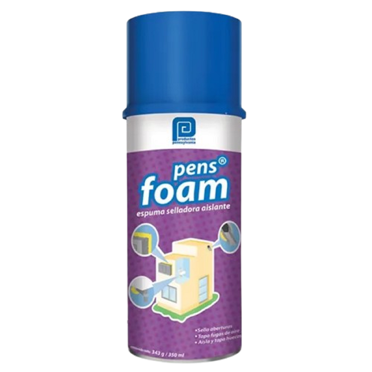 Espuma Expansiva Poliuretano Pens Foam 340 ML 3 Piezas