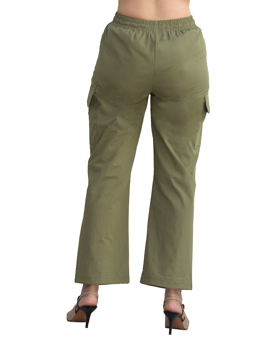 Pantalón jogger cargo Dulce & Candy de gabardina para mujer.