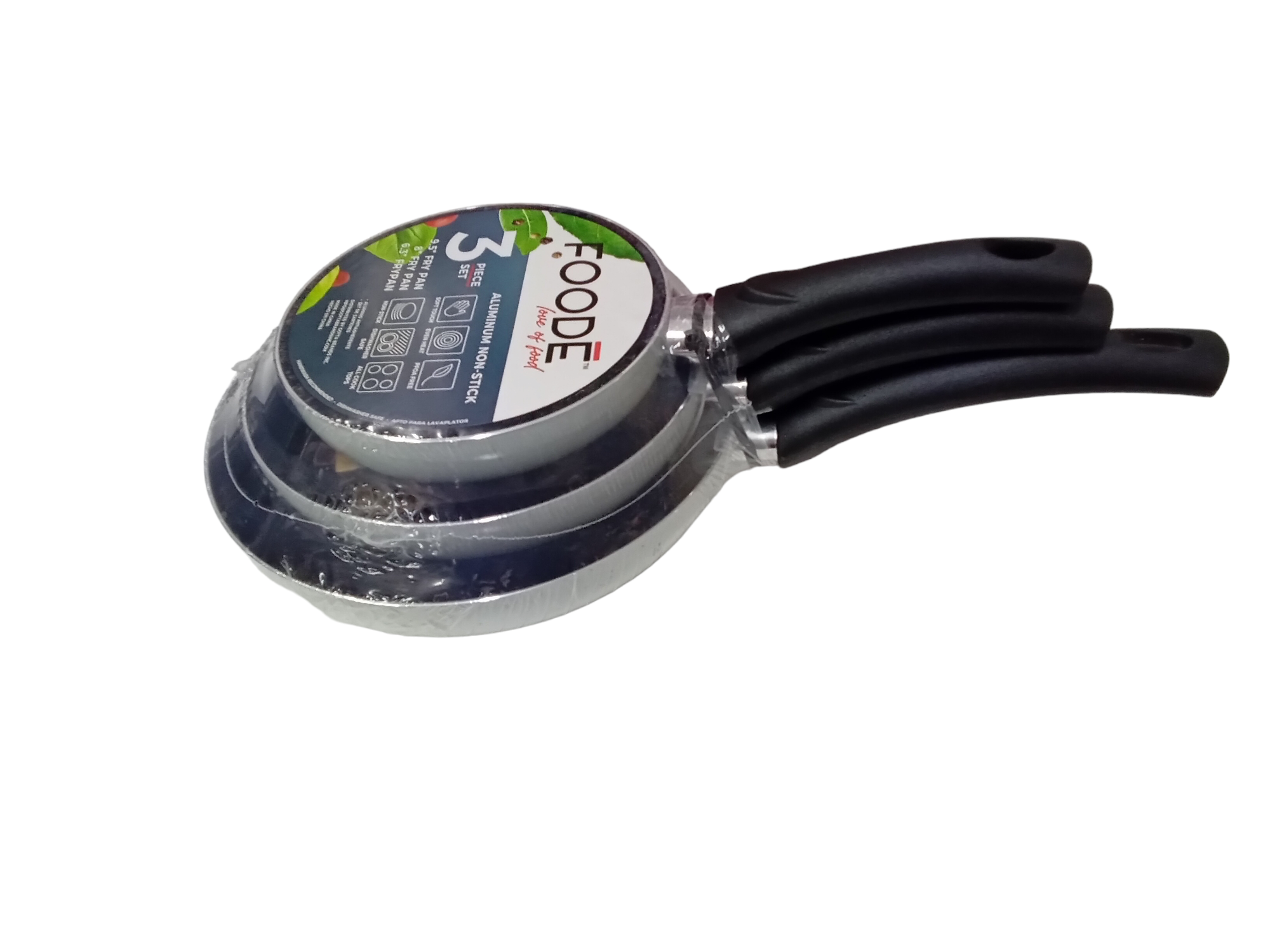 Jgo 3 Sartenes Eco 1.8mm FOODE Menta