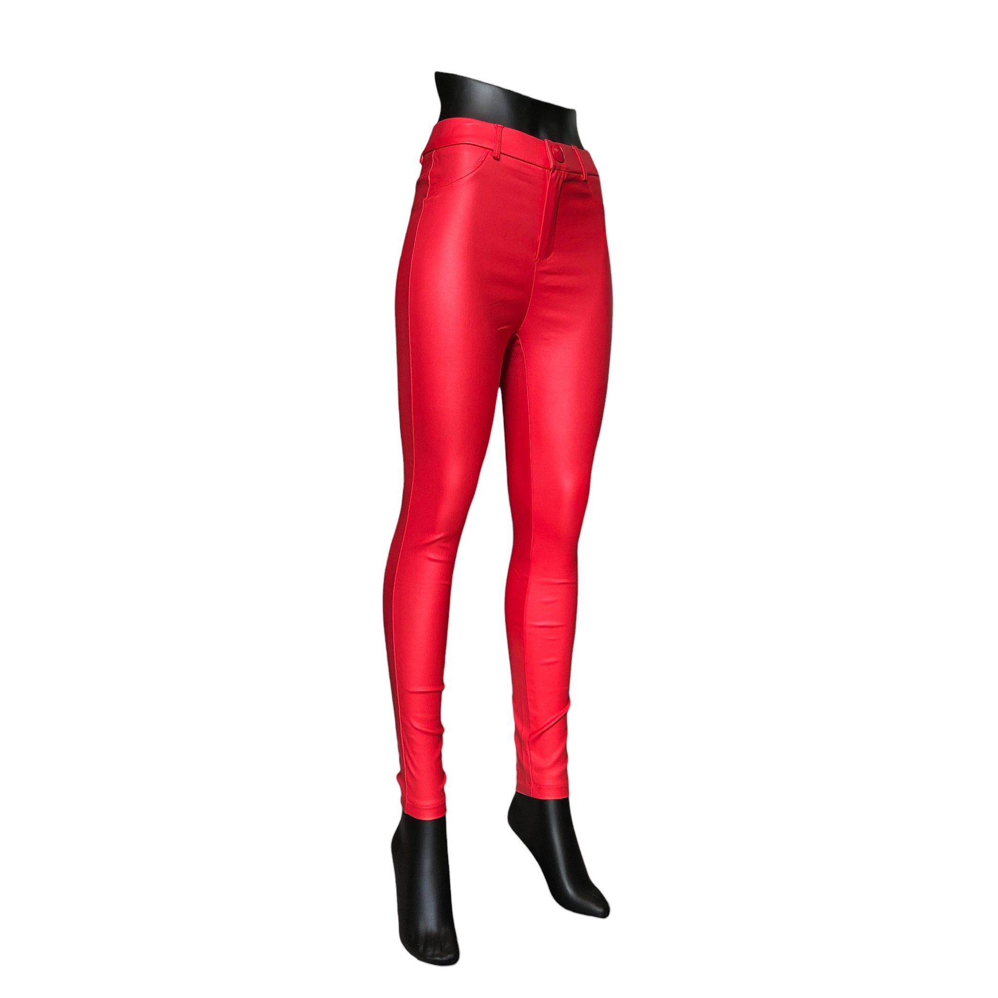 Pantalón Ajustados Rojos Efecto Piel LC DESIGNS COLLECTION