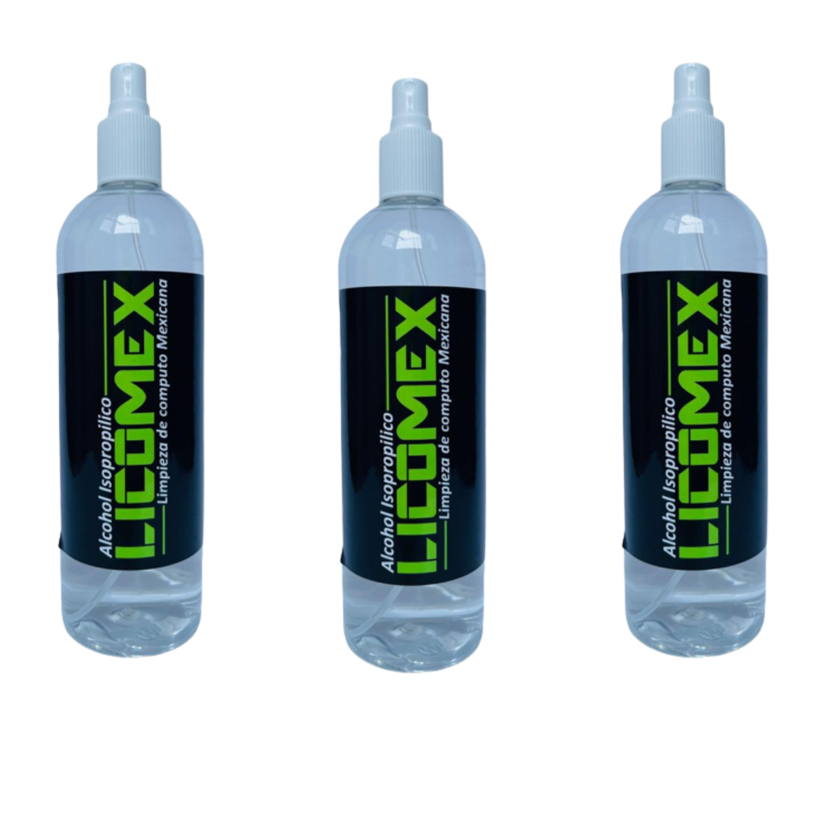 Alcohol Isopropílico Limpieza Mantenimiento Pc 500 Ml 3pz