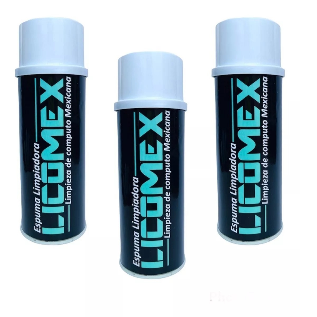Espuma Limpiadora Pc Consolas Licomex 440 Ml 3 Piezas