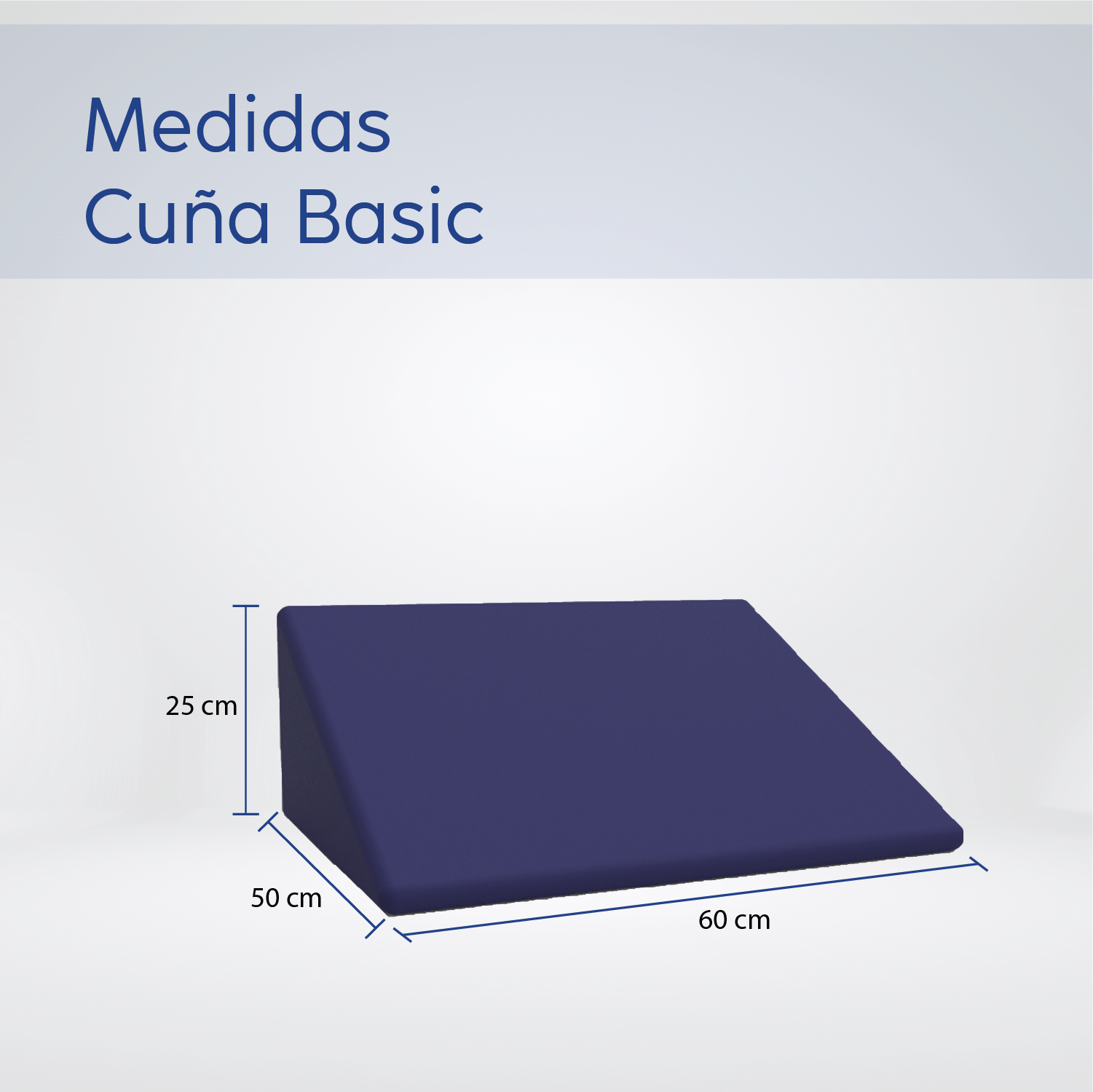 DR JOOHN Almohada de cuña para Cama | Elevación de Pierna, Soporte de Espalda, antirreflujo y antirronquidos (A. Marino)