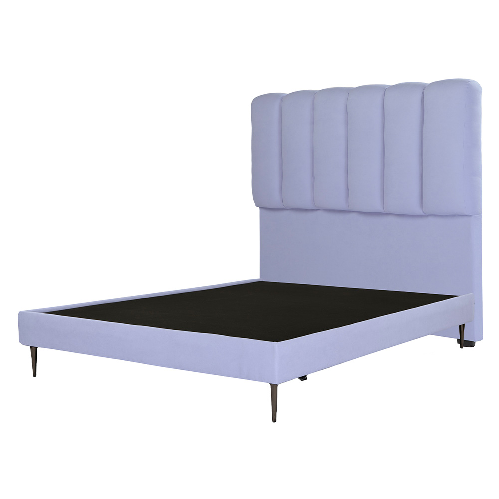 Cabecera Matrimonial Dicasa Kami Con Base Cama Slim Lila