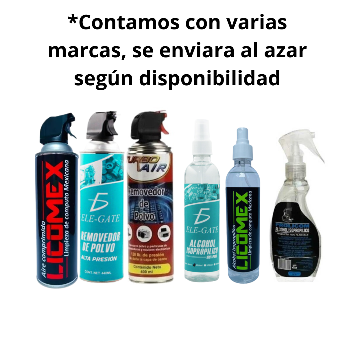 Alcohol Isopropílico En Aerosol Licomex 440ml C/u 3 Piezas