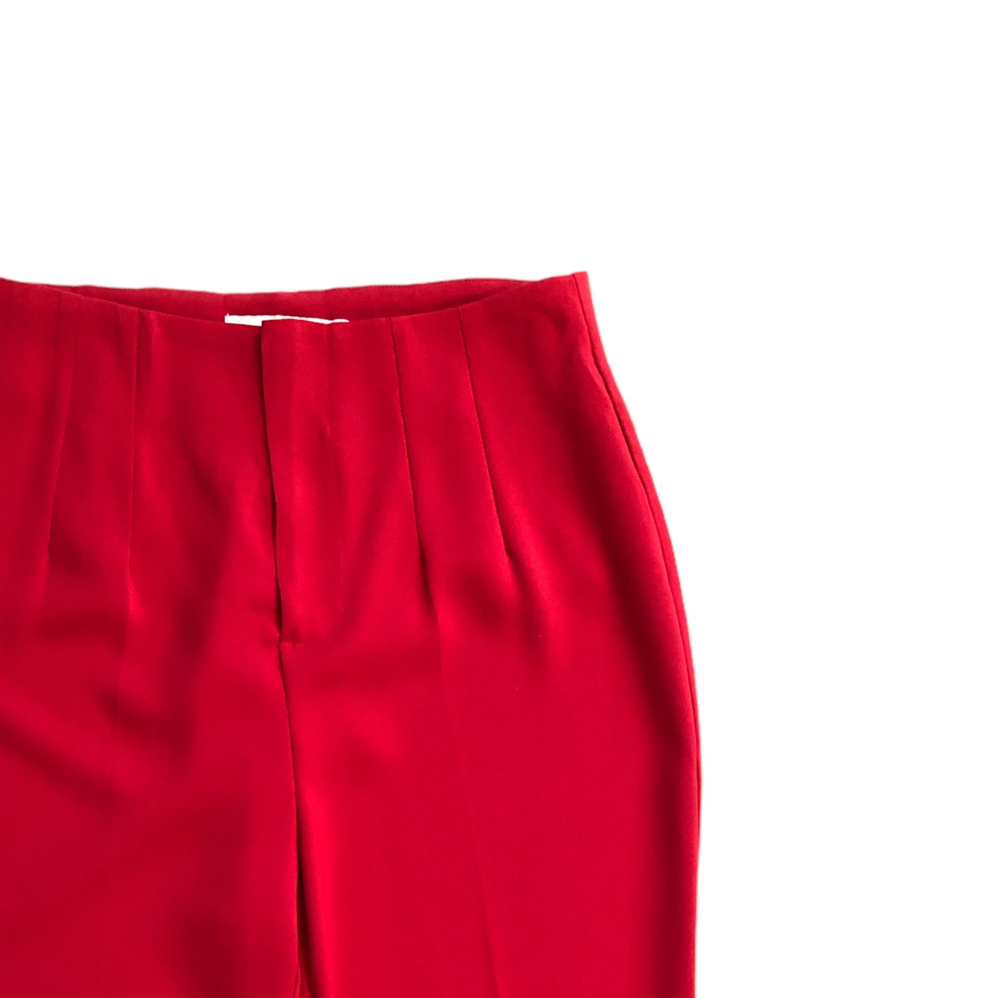 Pantalón Alto de Pinzas Rojo LC DESIGNS COLLECTION