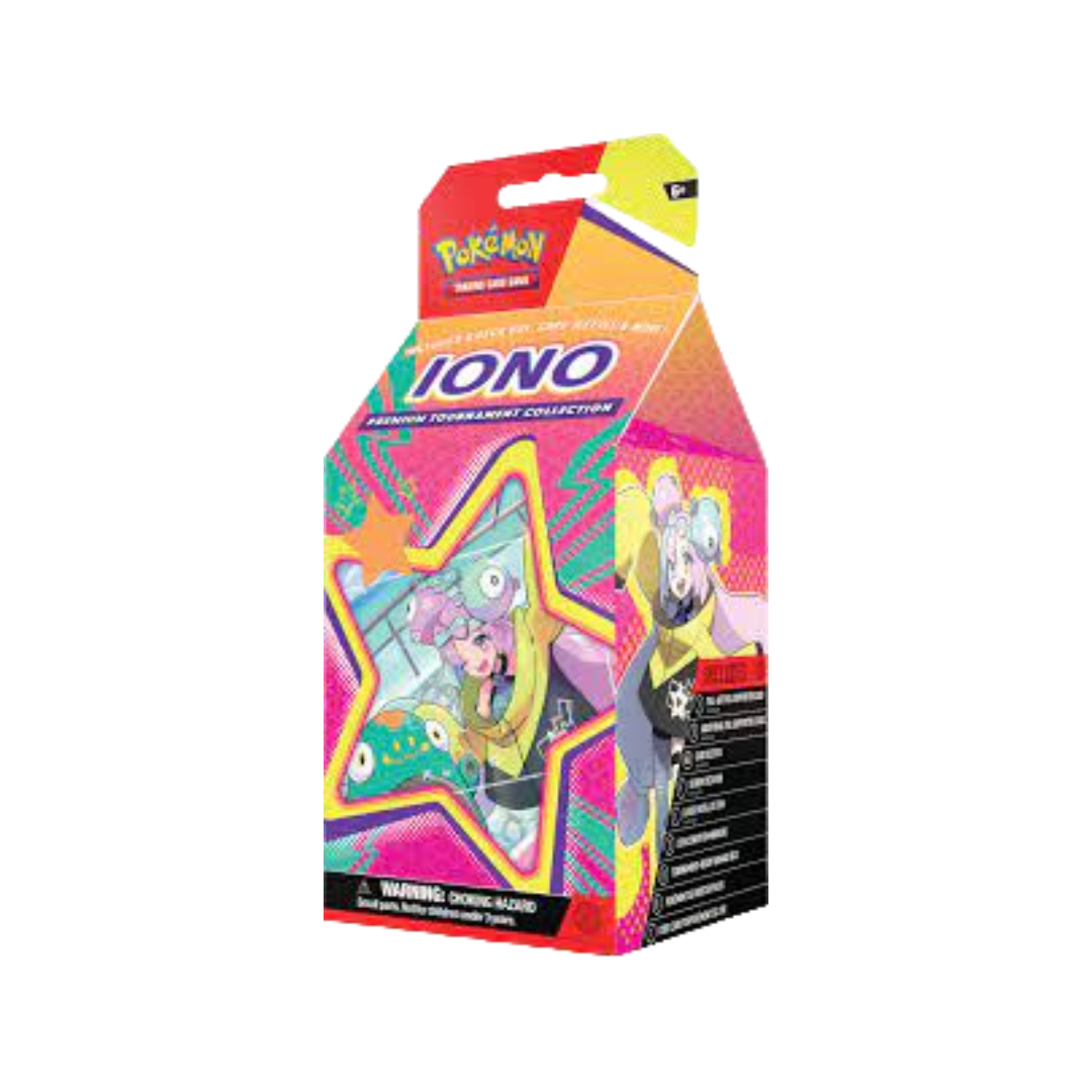 Pokemon TCG Iono Premium Tournament Collection Cartas Coleccionables