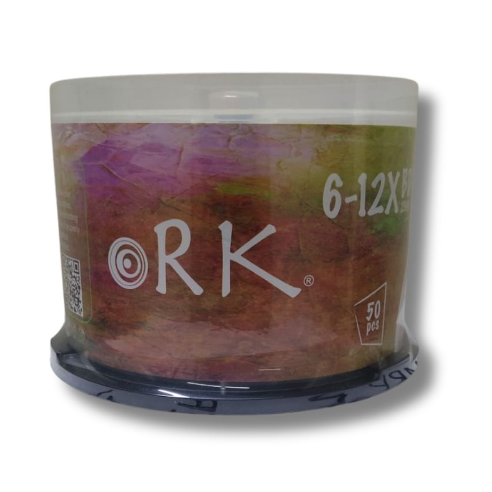 RK BD-R Printable con 50 discos Campana Rigida