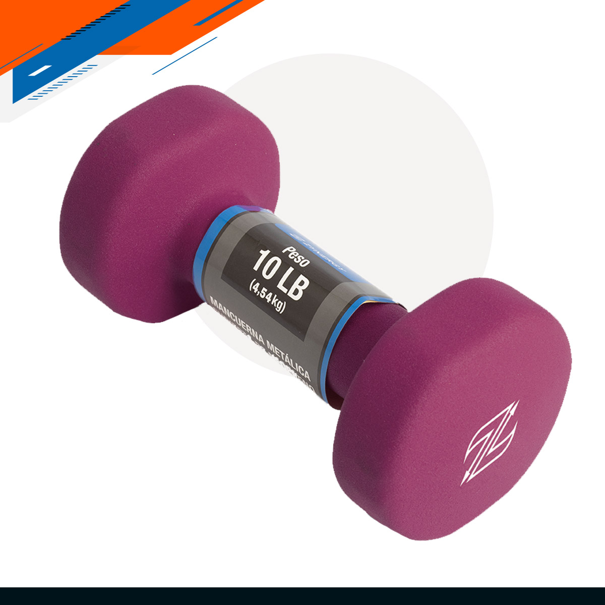 Par De Mancuernas Pesas 10lb Zynergy / Cubierta De Neopreno