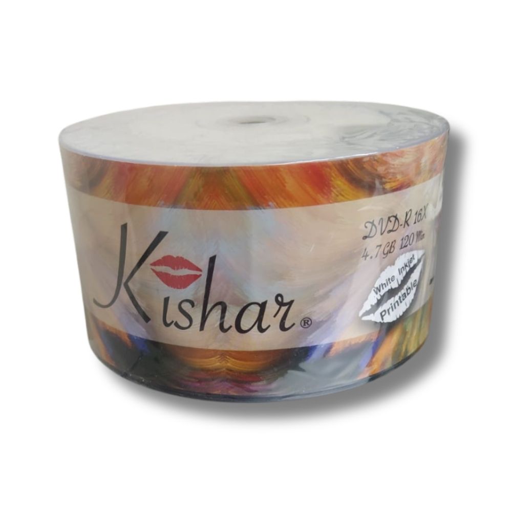 Kishar DVD-R Printable con 50 discos