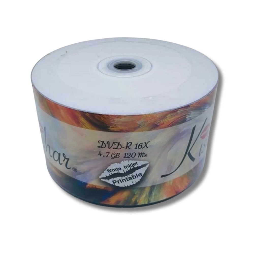 Kishar DVD-R Printable con 50 discos