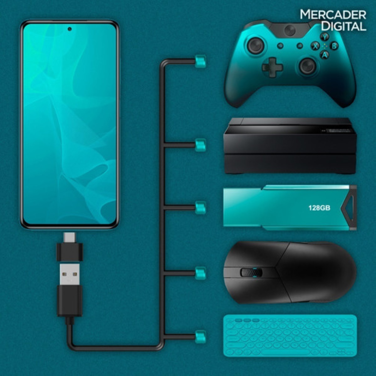 Adaptador Usb A Tipo C Otg 3.0 Conector Celular Tablet Type