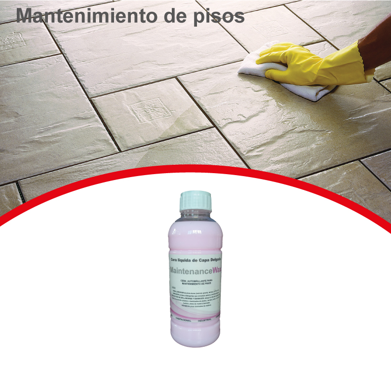 Cera Brilladora de pisos Laminados Vinilicos Marmol Granito