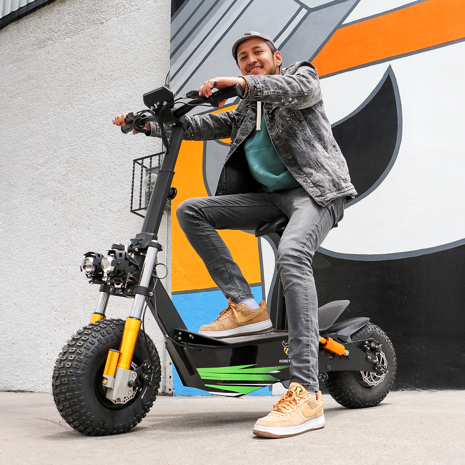 Scooter Eléctrico Honey Whale Discoverer Negro