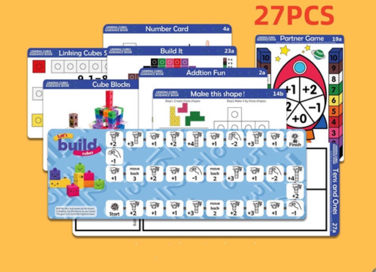 "Juego Didáctico Niños Juguete Educativo Conjunto+pegatinas 100 pz "