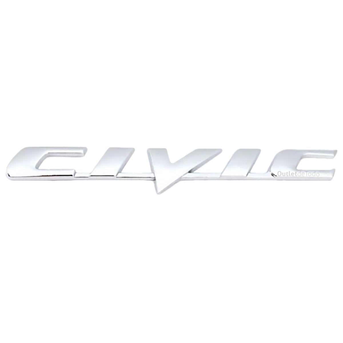 Emblema Logo Cajuela Letras Civic 17 cm x 2.5 cm.