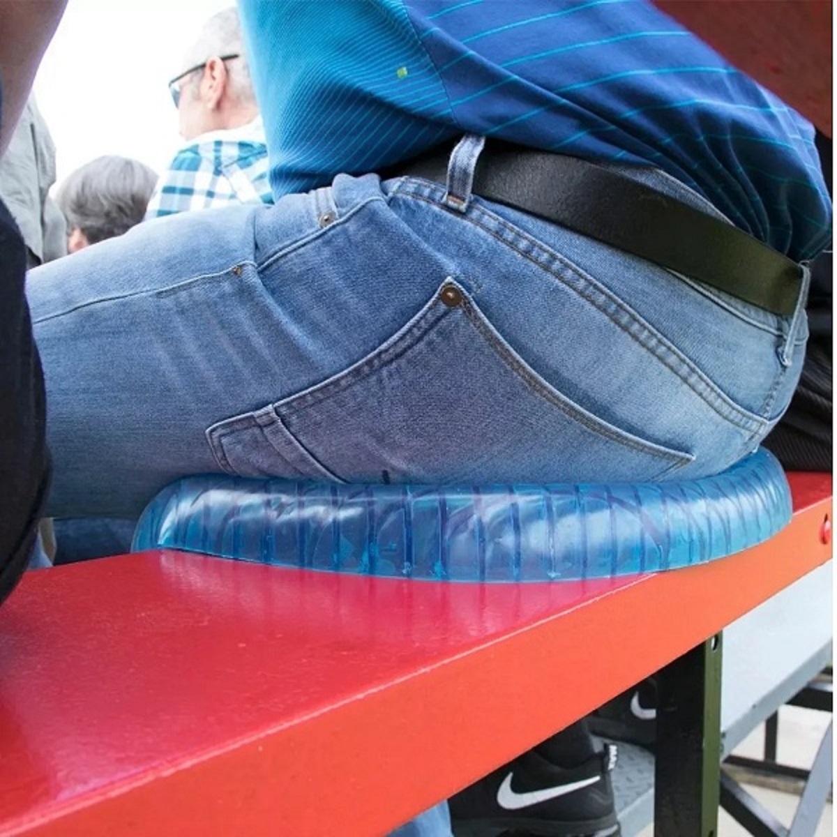 Cojín Silicona Asiento Auto Gel Confortable Lavable Portátil